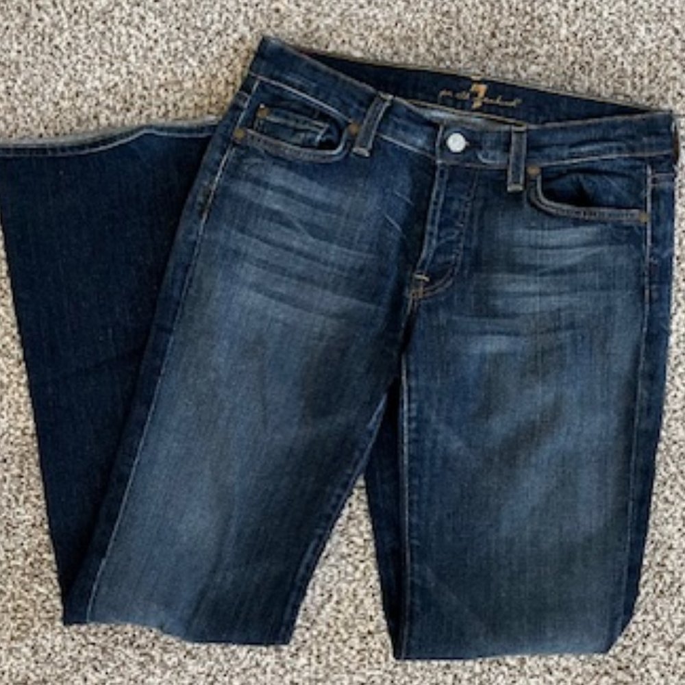 7 For All Mankind Boycut Bootcut Denim Jeans